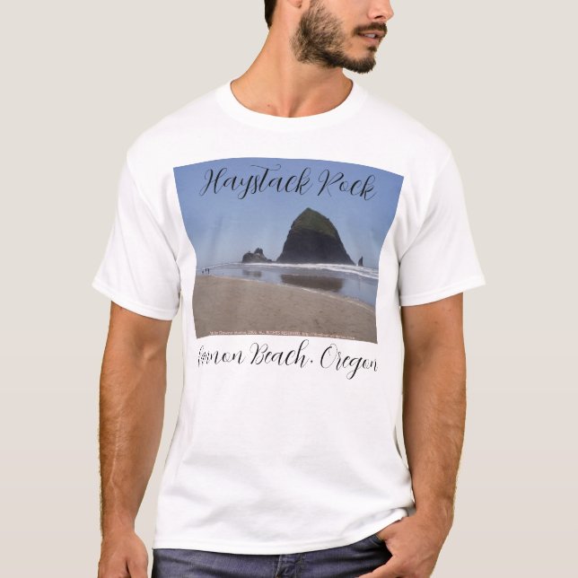 Camiseta Haystack Rock, Cannon Beach, Oregon Hoodie (Frente)