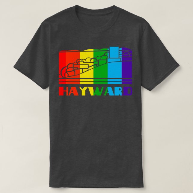 Camiseta Hayward Pride Hayward LGBT Gift LGBTQ Supporter T (Frente do Design)
