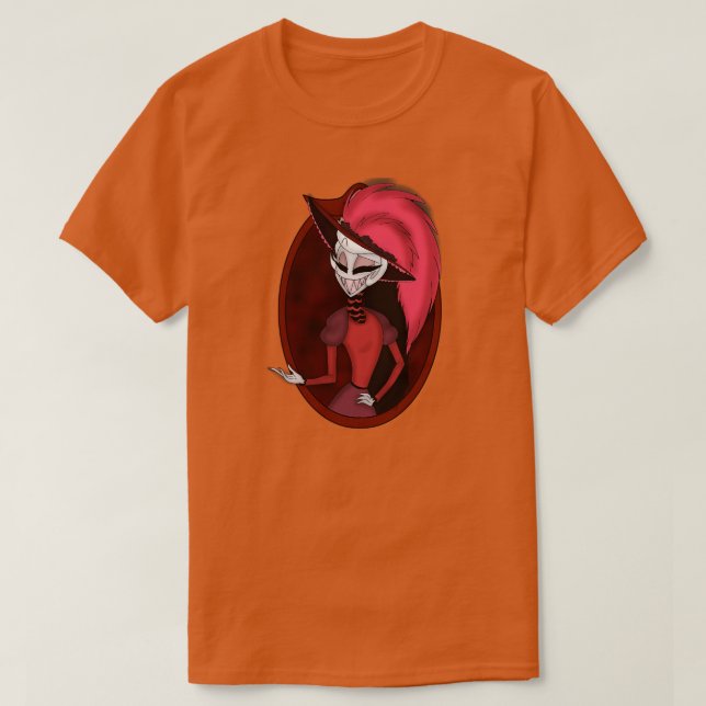 Camiseta Hazbin Hotel Rosie Portrait (Frente do Design)