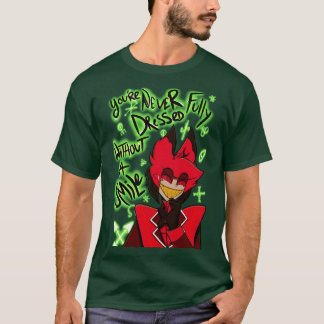 Camiseta Hazbin Hotel você nunca está completamente vestido