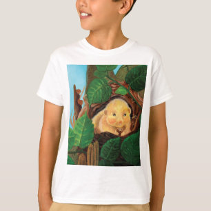 Camiseta Hazel dormouse comendo avelã  