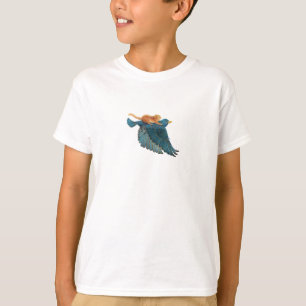 Camiseta Hazel dormouse e Starling voando