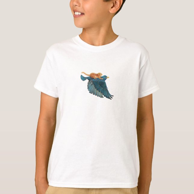 Camiseta Hazel dormouse e Starling voando (Frente)