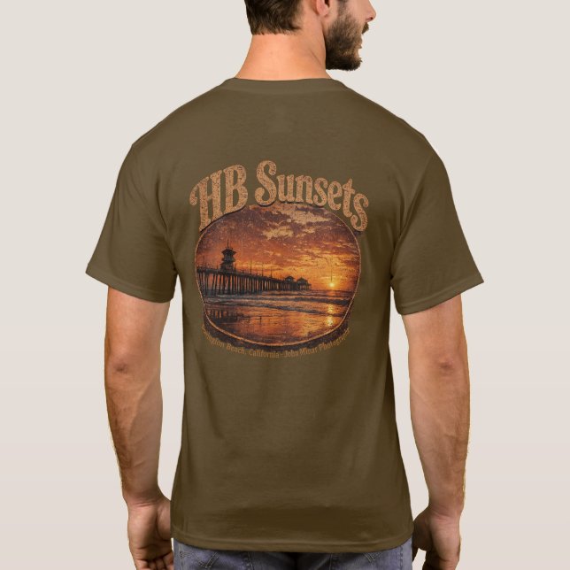 Camiseta HB Sunsets (Homens)   (Verso)