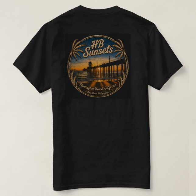 Camiseta HB Sunsets (Homens)   (Verso do Design)
