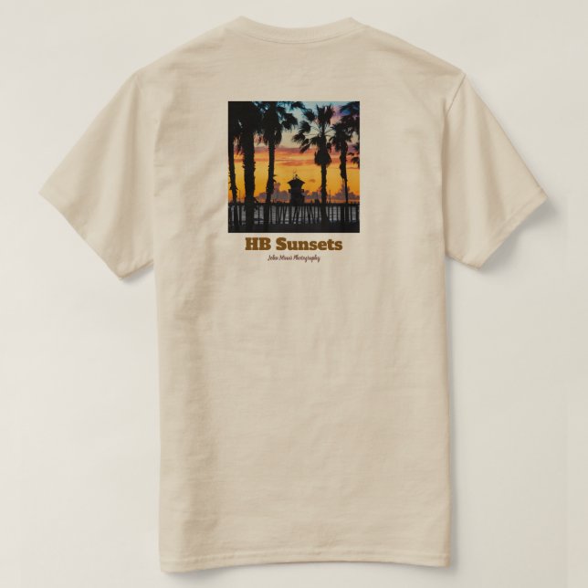 Camiseta HB Sunsets (Homens) (Verso do Design)