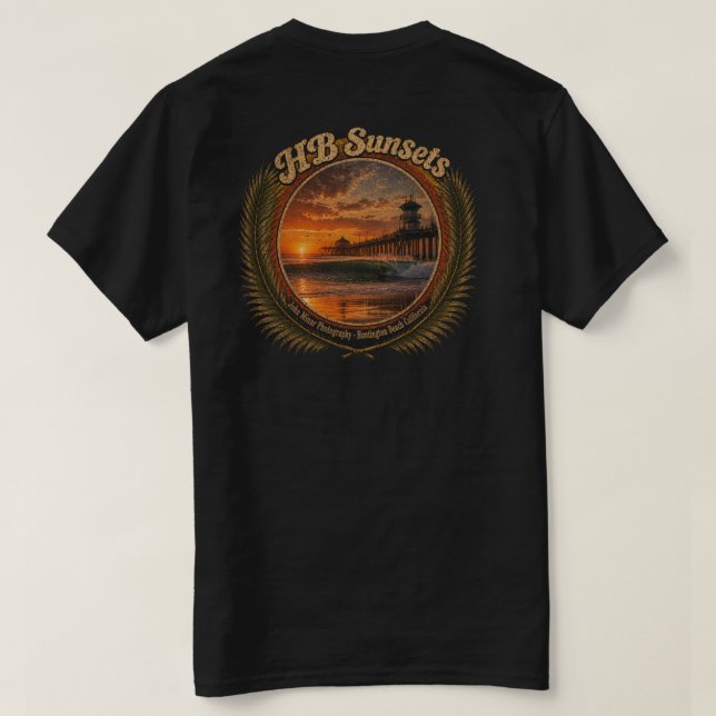 Camiseta HB Sunsets (Homens)  (Verso do Design)