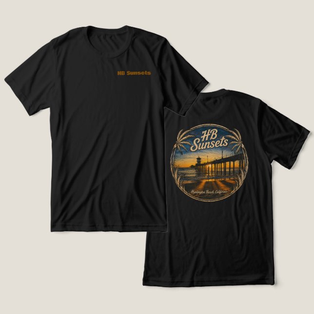 Camiseta HB Sunsets (Masculino)   (Design Frente e Verso)