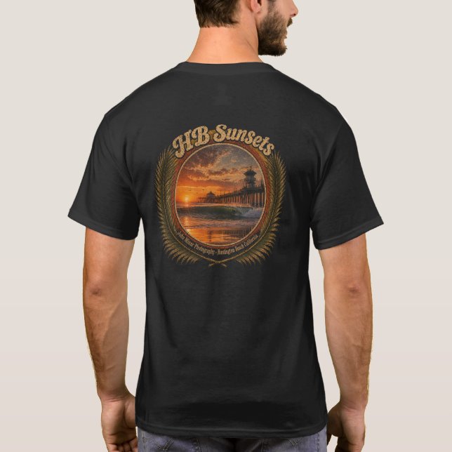 Camiseta HB Sunsets Surf  (Verso)