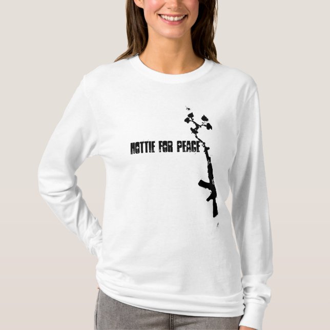 Camiseta HBA Hottie para a paz (Frente)