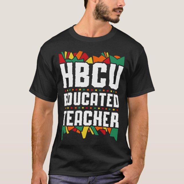 Camiseta HBCU Apparel Historical Black College HBCU Educate (Frente)