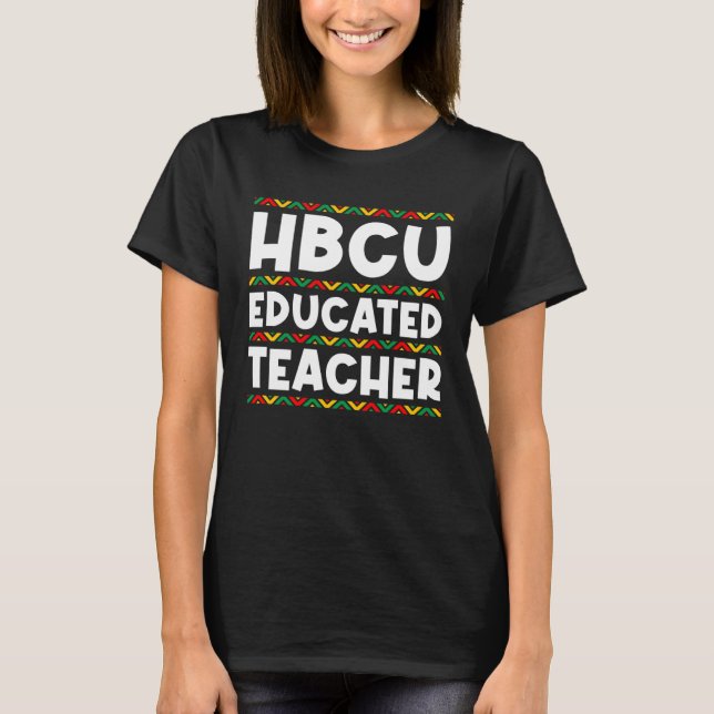 Camiseta HBCU Apparel Historical Black College HBCU Educate (Frente)