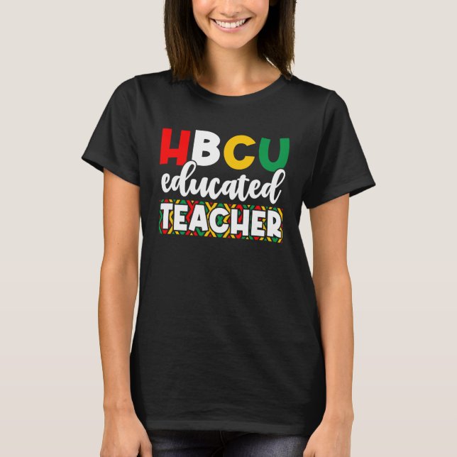 Camiseta HBCU Apparel Historical Black College HBCU Educate (Frente)