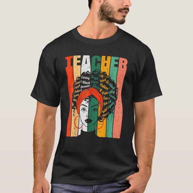 Camiseta HBCU Black History Month African American Awesome  (Frente)