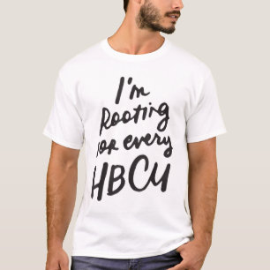 Camiseta HBCU Black History Month, estou torcendo por todos