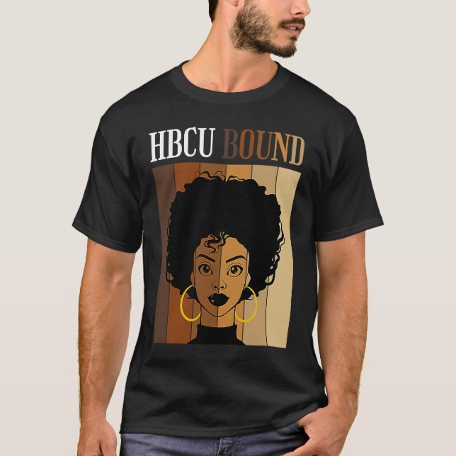 Camiseta HBCU Bound Historical Black Colleges Universities  (Frente)