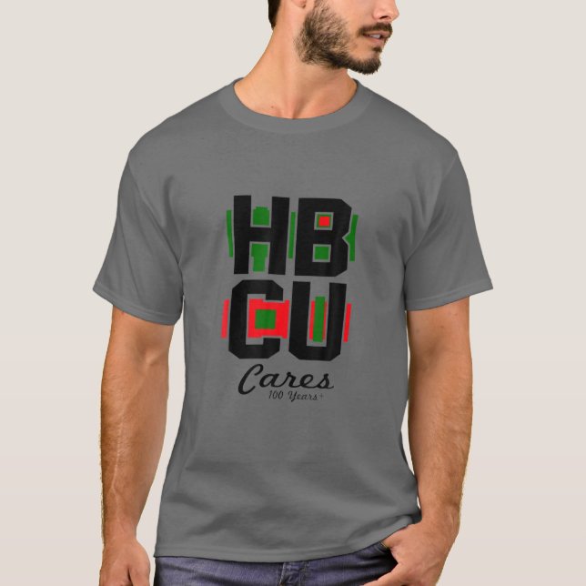 Camiseta HBCU Cares College, Universidade de Graduação, Bla (Frente)