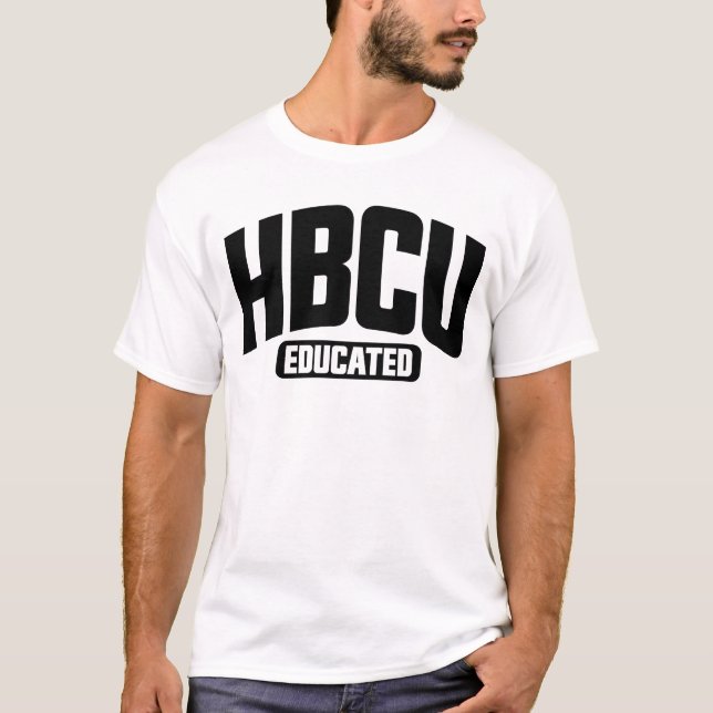Camiseta HBCU de História Negra Educada da HBCU (Frente)