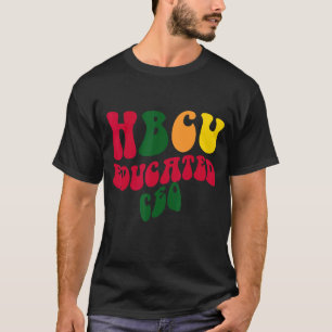 Camiseta HBCU Educado CEO Alunos da faculdade Negra Roupa R
