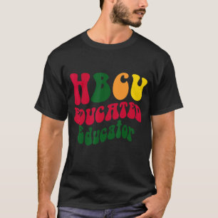 Camiseta HBCU Educador Educador, Alunos da faculdade Negra