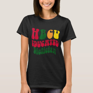 Camiseta HBCU Educou Dietician Black College Alumni Appar