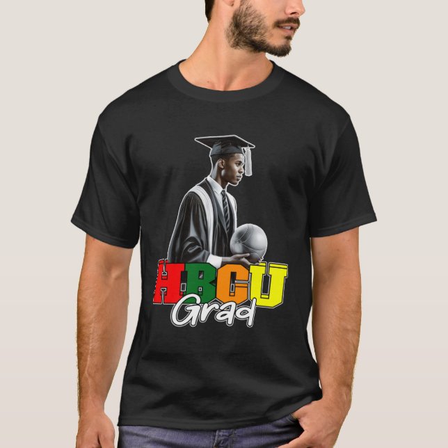 Camiseta HBCU Formando Roupa de Alunos da faculdade para Ho (Frente)