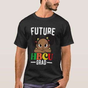 Camiseta HBCU Futuro Formando HBCU Amanhã Menina Graduada