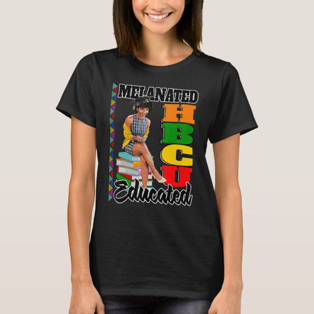 Camiseta HBCU Grad Shirts women Historically Black College  (Frente)