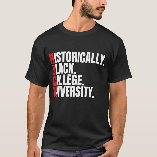 Camiseta HBCU Historicamente Black College and University M (Frente)
