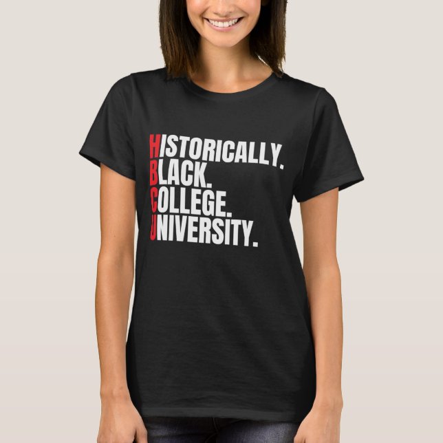 Camiseta HBCU Historicamente Black College and University M (Frente)