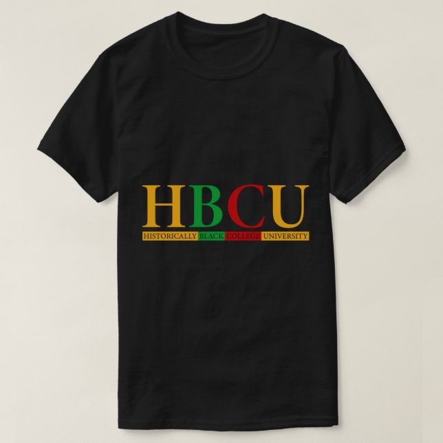 Camiseta HBCU Histórico do Formando Raparigas Históricas do (Frente do Design)