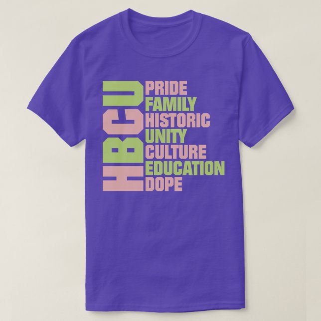 Camiseta Hbcu Pride (Frente do Design)