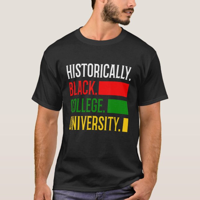 Camiseta HBCU Roupa da faculdade negra histórica HBCU_4 (Frente)