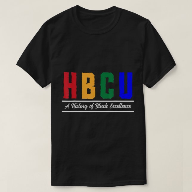 Camiseta HBCU Roupa Historical Black College HBCU (Frente do Design)