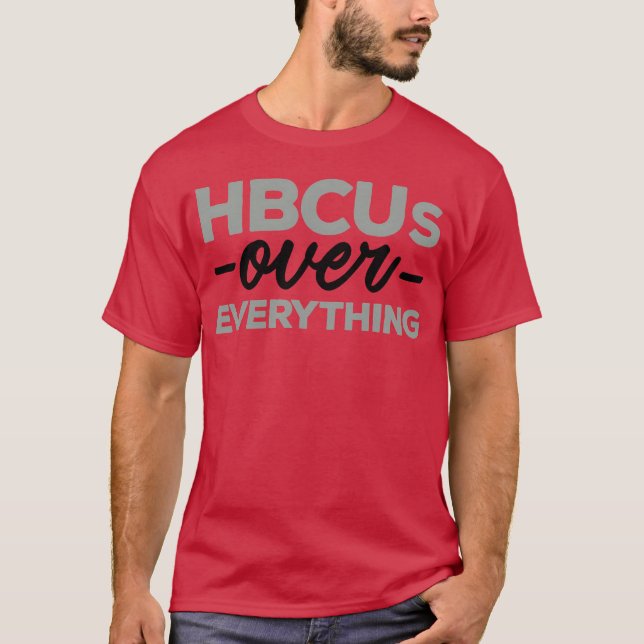 Camiseta HBCUs Sobre Tudo engraçado (Frente)
