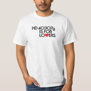 Camiseta HD 40307 g É PARA AMANTES (para o branco/luz)