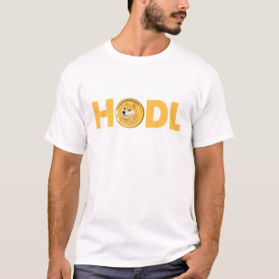 Camiseta HDL Dogecoin Engraçado Cães Cães Cripto Cães Cript