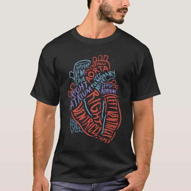 Camiseta He Anatomy Doctor Medical Cardiovascular Biology S (Frente)