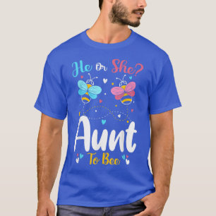 Camiseta He and She Aunt To Bee Keeper Of The Gender Reveal