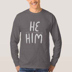 Camiseta HE/HIM Pronounts Handlettering T-Shirt