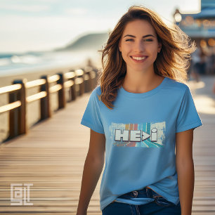Camiseta HE>i Vintage Retro AGORA Cristão Inspiracional