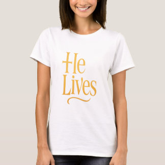 Camiseta He Lives Easter 2026 T-Shirt — Christian Gift