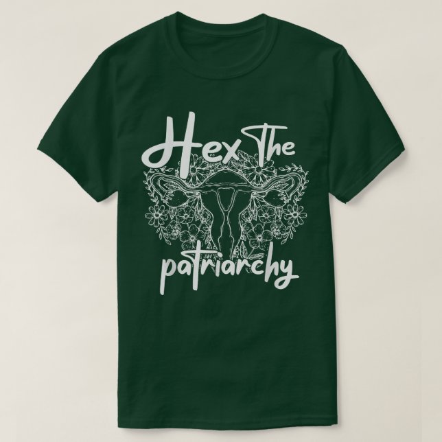 Camiseta He The Patriarchy Feminism Witch Wicca Feminist Wi (Frente do Design)