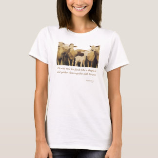 Camiseta He Will Tend His Flock Isaiah 40:11 