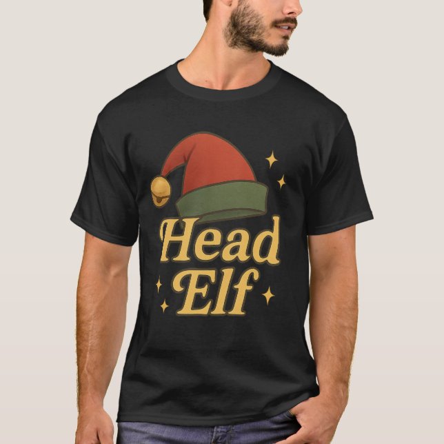 Camiseta Head Elf – Red Hat Edition (Frente)