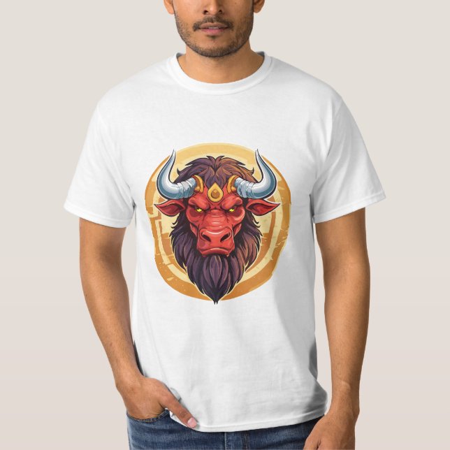 Camiseta Head of a minotaur from greek mythology (Frente)