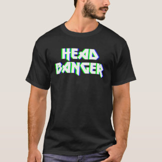 Camiseta Headbanger Dubstep Heavy Metal Rocker Techno Rave