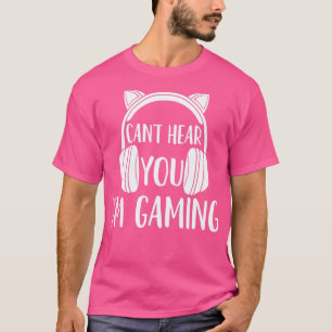 Camiseta Headset para jogos de vídeo para jogos