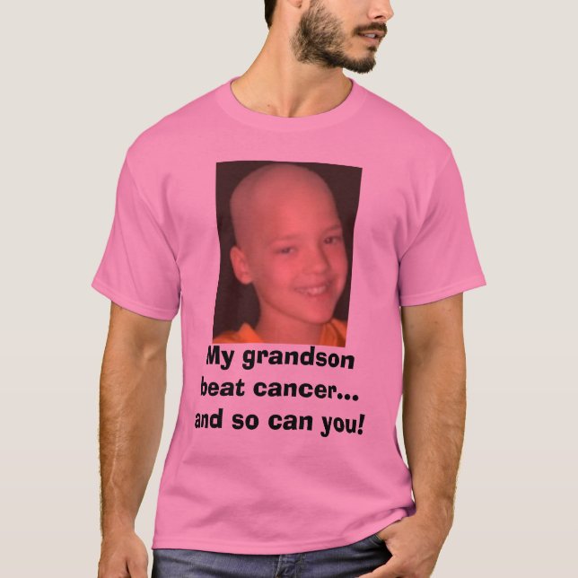 Camiseta headshot do cancer do jake, meu cancer da batida (Frente)