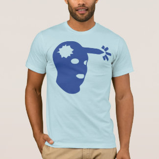 Camiseta Headshot grande, azul escuro